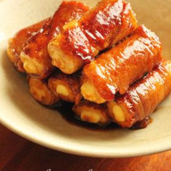 チーズちくわの肉巻き レシピ 作り方 By Yycafe 楽天レシピ